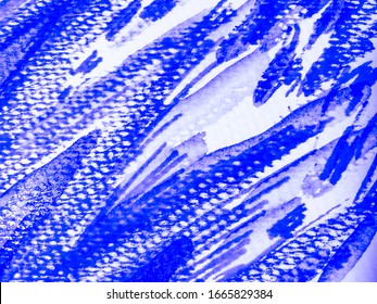 Pattern Tiger Print. Lilac Folk Stripes. Bright Snake Tiger. Creative Shirts. Lilac Leopard Watercolor Illustration. Water Colour Stripes. Purple Zebra Skin.