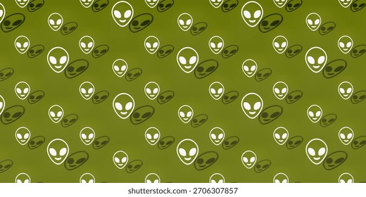 Pattern of UFO. 3d render illustration.