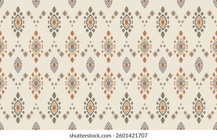 Patterns ethnic oriental iKat pattern traditional design for background backdrop carpet wallpaper clothing batik fabric tribal textile Motif  illustration ikat print embroidery style for  decorations 