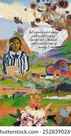 Paul Gauguin cita la