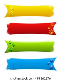 Paw Print Banner