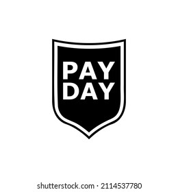 Pay Day Icon Isolated On White Background