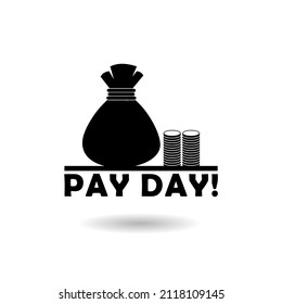 Pay Day Icon With Shadow