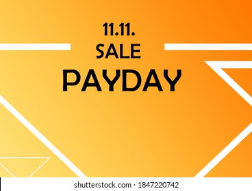 Payday Sale Party 11.11 One Day
