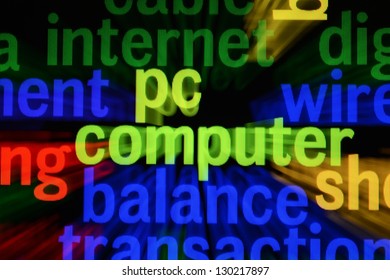 Pc computer concept
