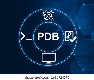 PDB acronym. Python Debugger is a tool for debugging Python programs by stepping through code execution.