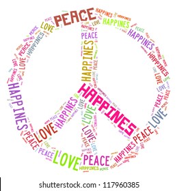 Peace Related Word Cloud Stock Illustration 117960385 | Shutterstock