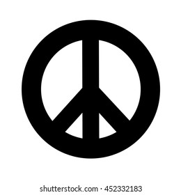 Vector Peace Sign Stock Vector (Royalty Free) 599885600