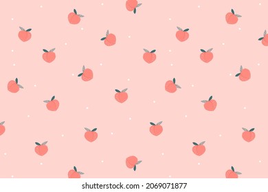 Peach Background, Cute Desktop Wallpaper