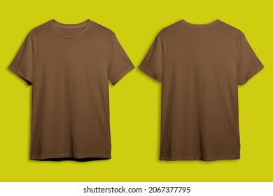 Peach color t-shirt for printing or advertising