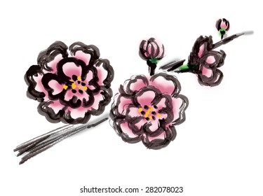 八重桜 のイラスト素材 画像 ベクター画像 Shutterstock