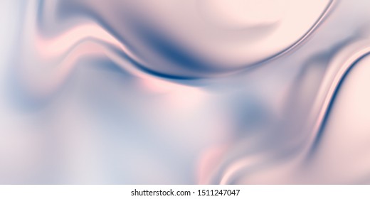 Pearl background. Smooth fluid texture. 3D rendering liquid surface.