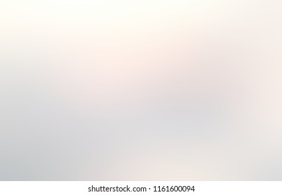 Pearl blurred background. Iridescent gradient pattern. Brilliance abstract texture. Iridescent empty template. Light defocused illustration. 