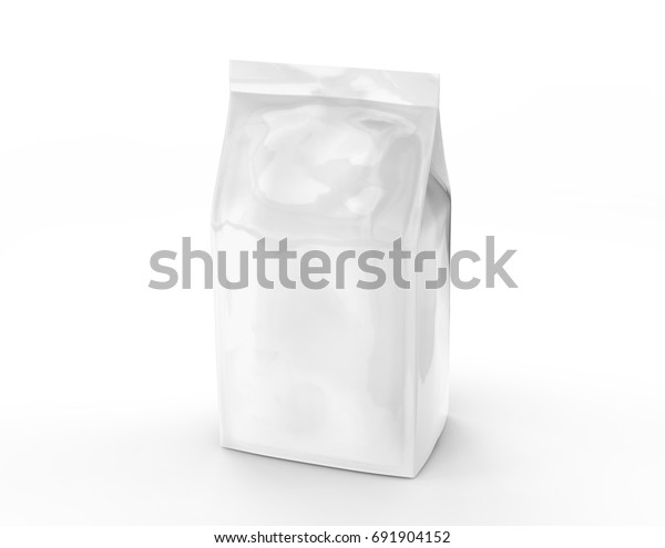 Download Pearl White Coffee Bean Bag Mockup Stock Illustration 691904152 PSD Mockup Templates