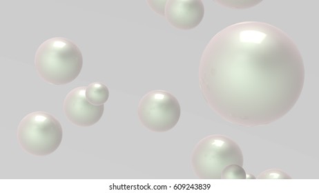 Pearls Floating In The Air