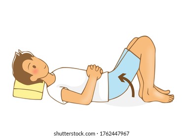 
Pelvic Posterior Tilt In Supine Position