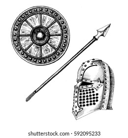 26,395 Spear and shield Images, Stock Photos & Vectors | Shutterstock