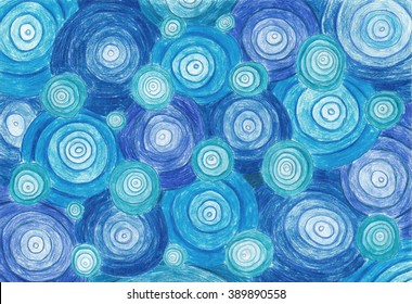 Pencil Background Drops Blue