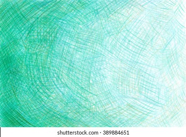 Pencil Background Touches Green