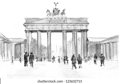 Brandenburg Gate Drawing Images Stock Photos Vectors Shutterstock Brandenburg Gate Drawing Images Stock Photos Vectors Shutterstock