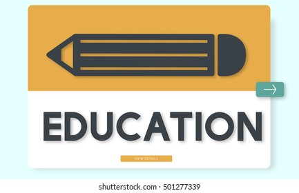 Pencil Education Study Academics Learning Graphic Concept