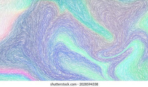 Pencil fluid abstract elements. Dynamic lines. Template for the design of flyers, booklets, invitations