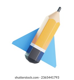 pencil rocket online learning education academic - Powered by Shutterstock