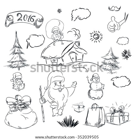 Christmas Pencil Drawings Kaldebwongco