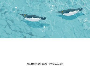 ペンギン イラスト 泳ぐ の画像 写真素材 ベクター画像 Shutterstock