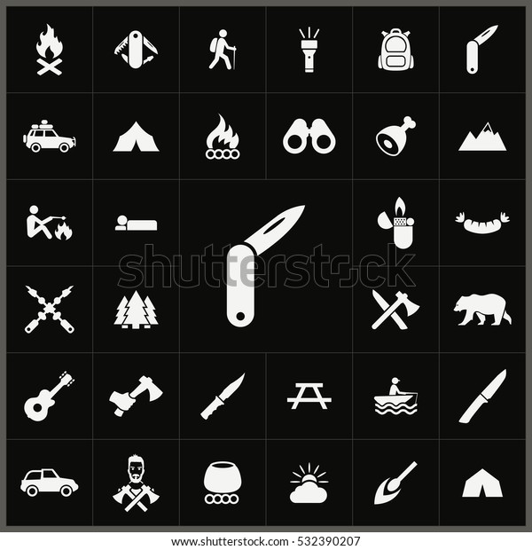 penknife icon. camping icons universal set for web\
and mobile