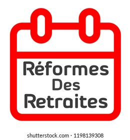 Pension Reform In France Illustration