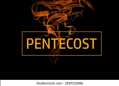 Pentecost Sunday Special Design, Come Holy Spirit, Typography for Print or use as poster, card, flyer or Banner 