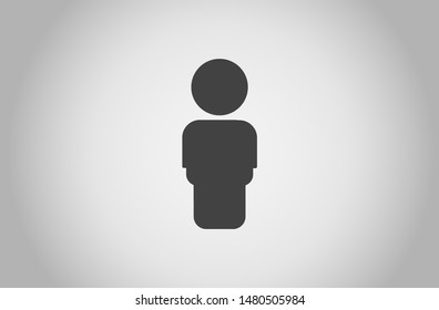 People Alone Design Icon Concept Business Stock Illustration 1480505984 ...