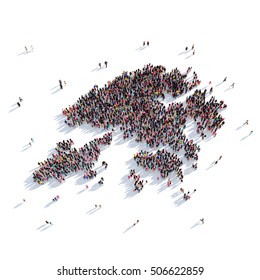 People Group Shape Map Hong Kong