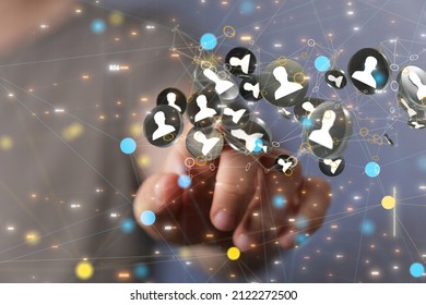 people network structure HR - Human resources management and recruitment 