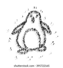 People  Shape  Penguin Cartoon