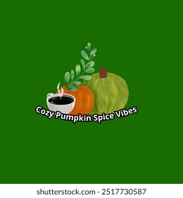 The perfect combination of sweet pumpkin, warm coffee vapor and brightly colored deciduous leaves.  - Powered by Shutterstock