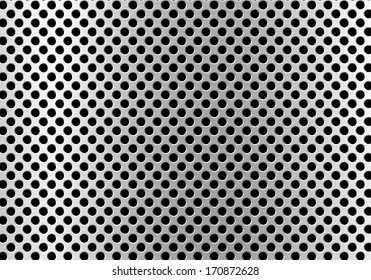 Perforated Metal Background