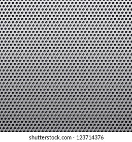 Perforated Plastic Background