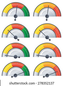 Performance Meter - Illustration as JPG File Stock Image