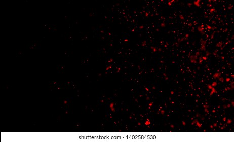 Perftect red particles embers on background. Abstract dark glitter fire particles lights texture or texture overlays. - Shutterstock ID 1402584530