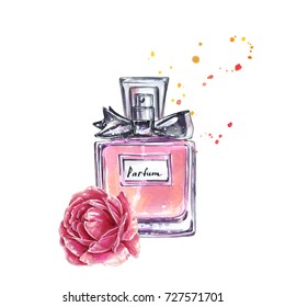 Perfume bottle illustration