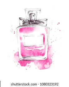 Sketch Beautiful Perfume Bottlevector Illustration Stock Vector ...