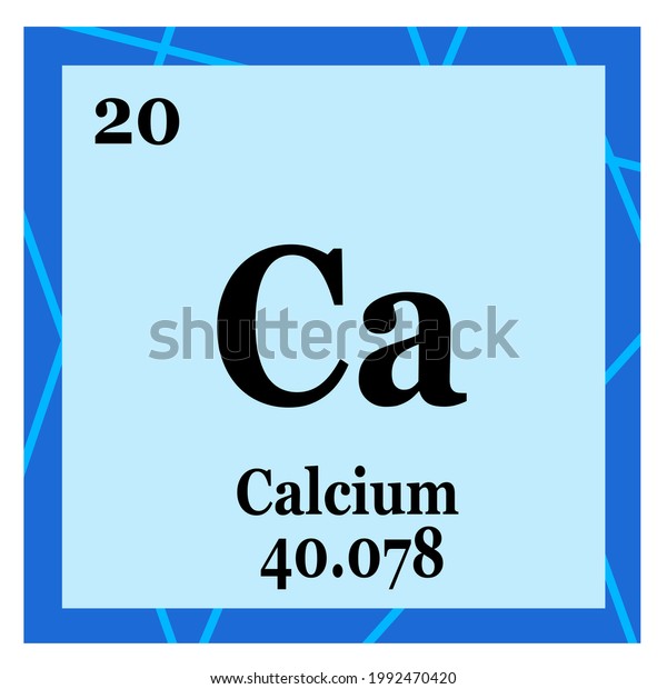 Periodic Table Element Calcium Stock Illustration 1992470420 4430