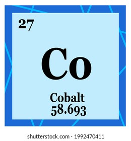 539 Cobalt periodic table Images, Stock Photos & Vectors | Shutterstock