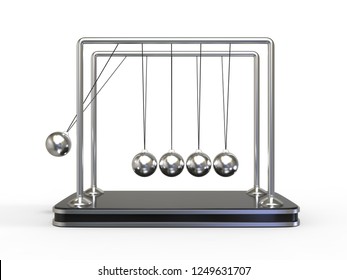 Perpetual Motion Concept Spheres Newton On Stock Illustration 118246945 ...