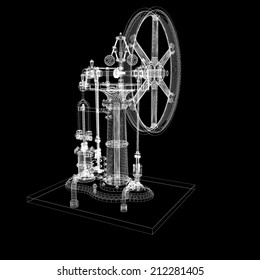 Perpetuum Mobile. 3d Render