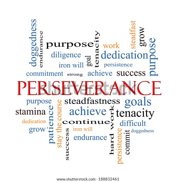 Perseverance Word Cloud Concept Great Terms Stock Illustration 188832461 2503