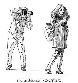 13,580 Sketch photographer Images, Stock Photos & Vectors | Shutterstock