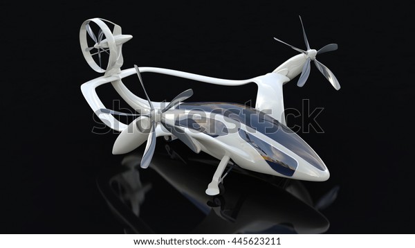 Personal Air Vehicle, Flying Car\
Of  The Future  3d Concept, Future Car, Futuristic Vehicle Concept\
Isolated On Black Background,  Air Car Concept - 3D\
Rendering